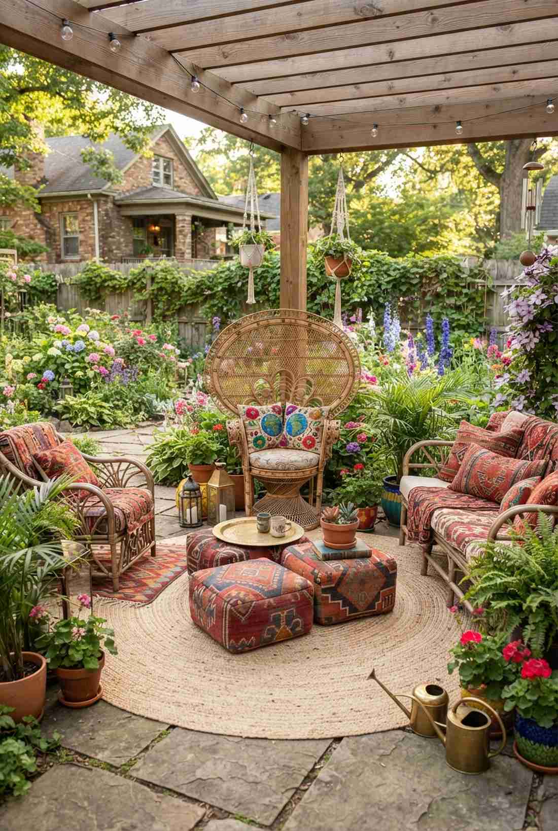 bohemian eclectic layering