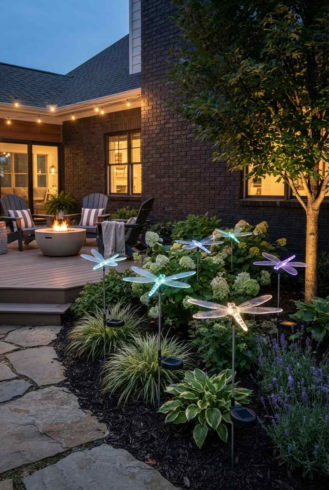 dragonfly garden stakes