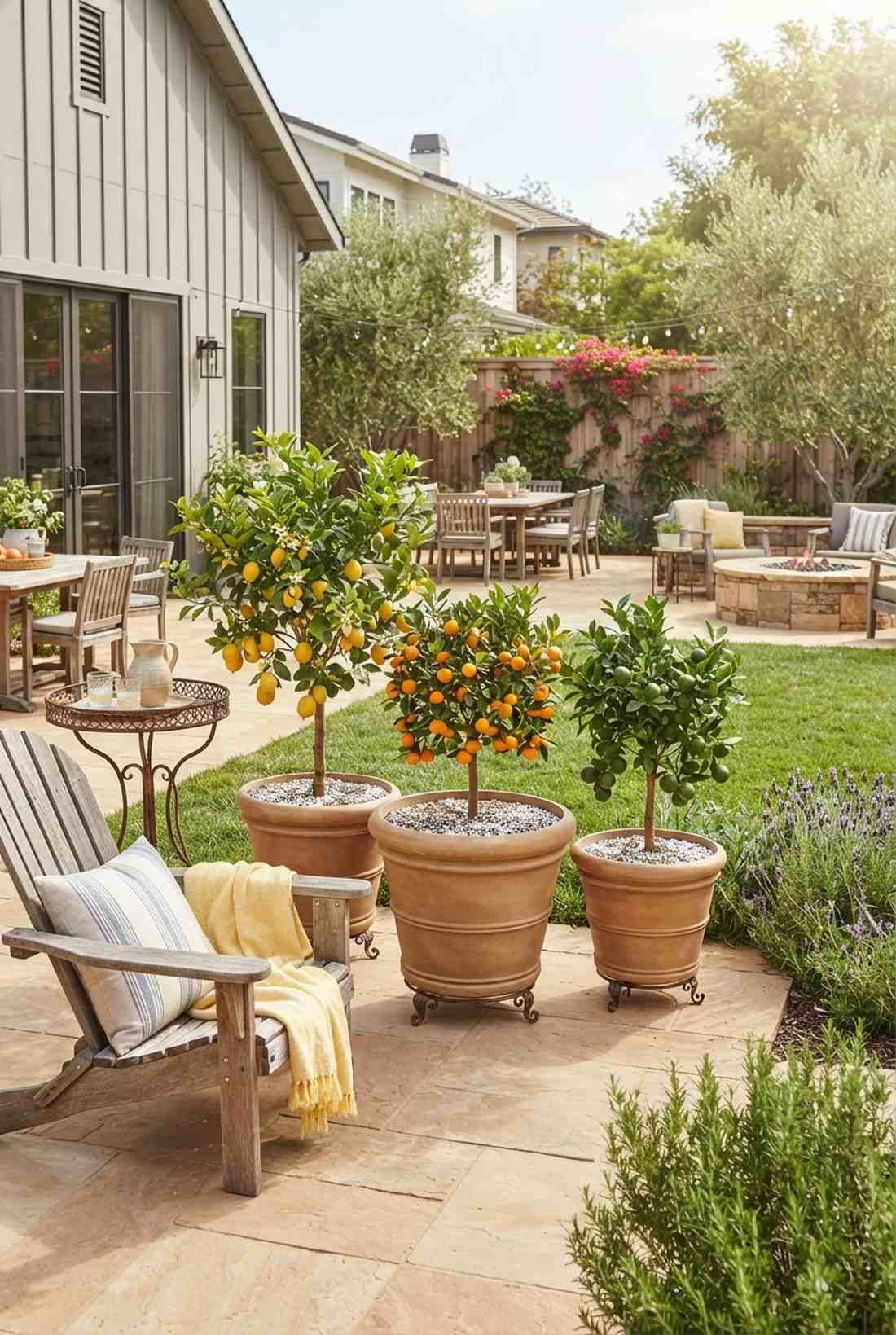 dwarf citrus container groves