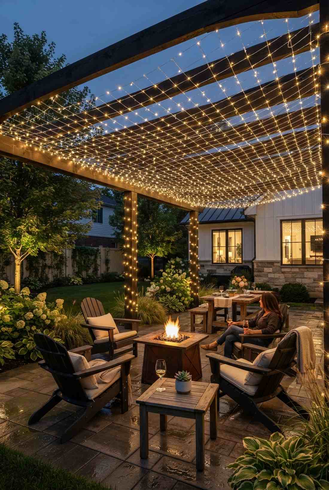 enchanted fairy light canopy