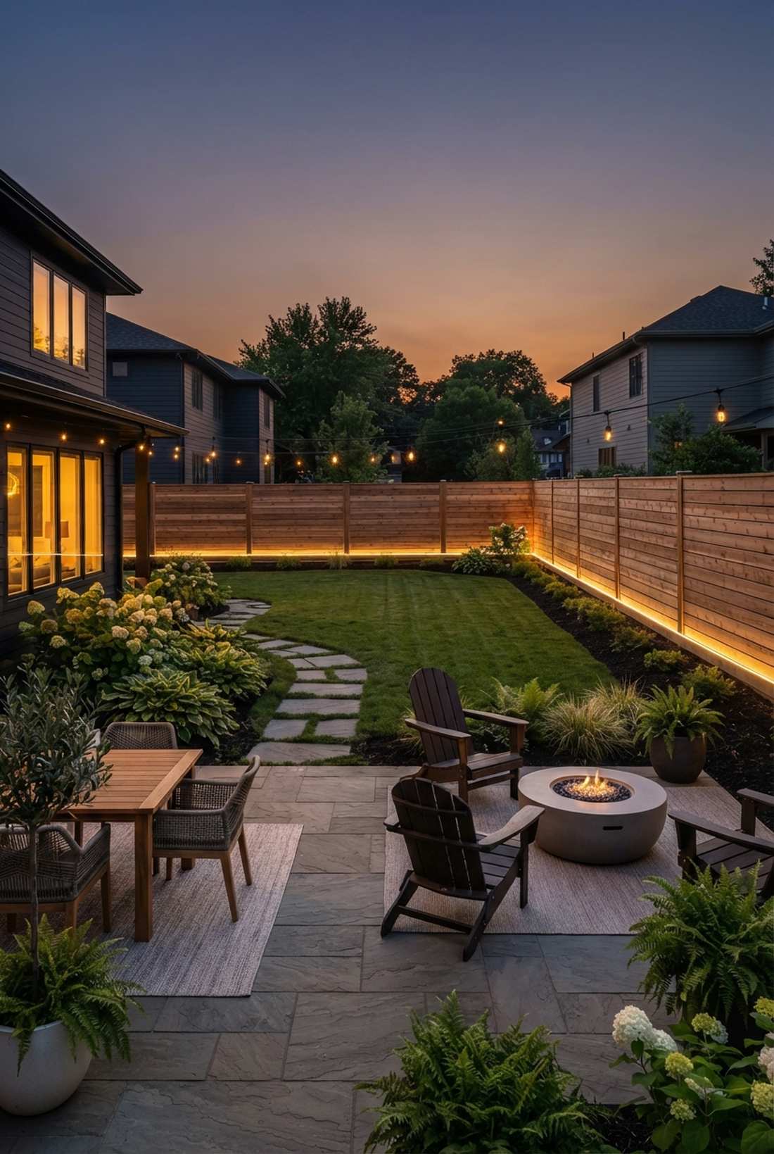 fence base led strips