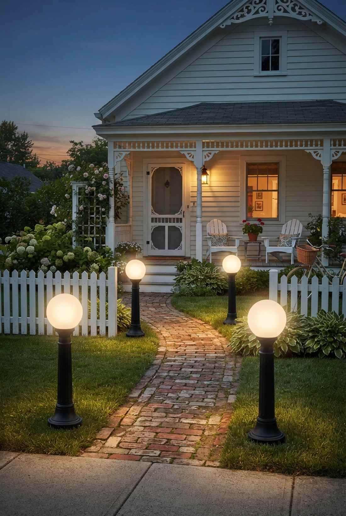 frosted glass heritage bollards