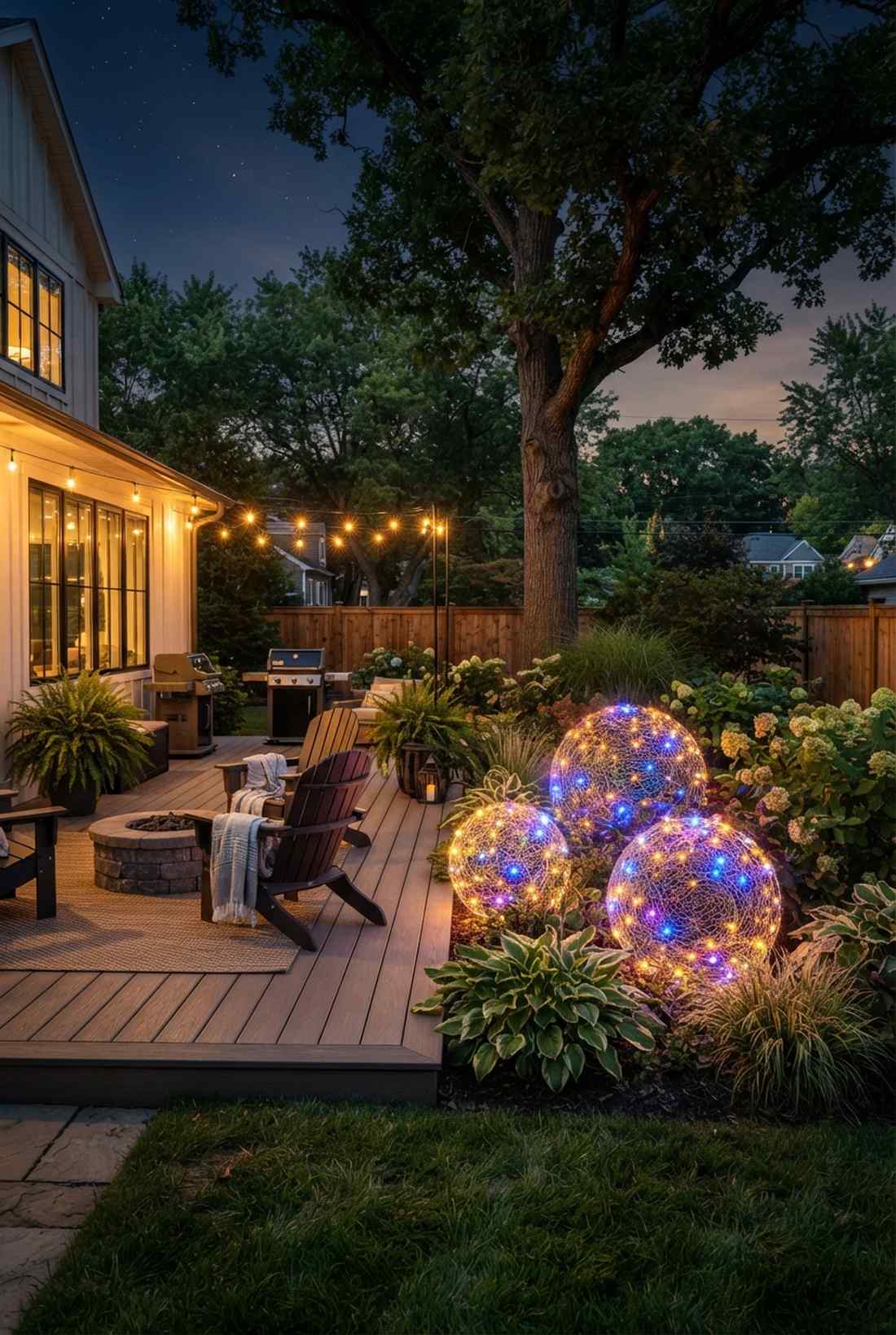 light ball sphere clusters