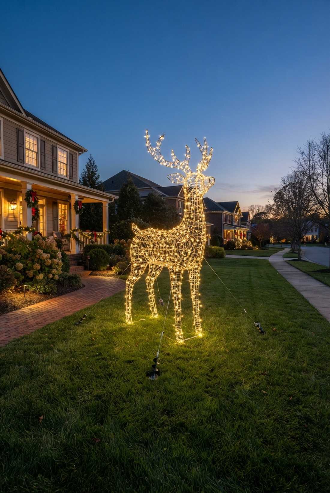 lighted outdoor sculptures