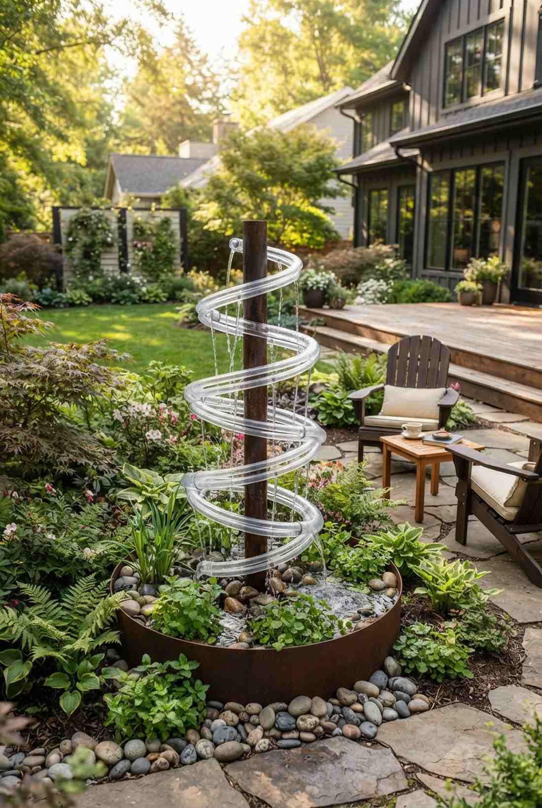 log roll spiral tower