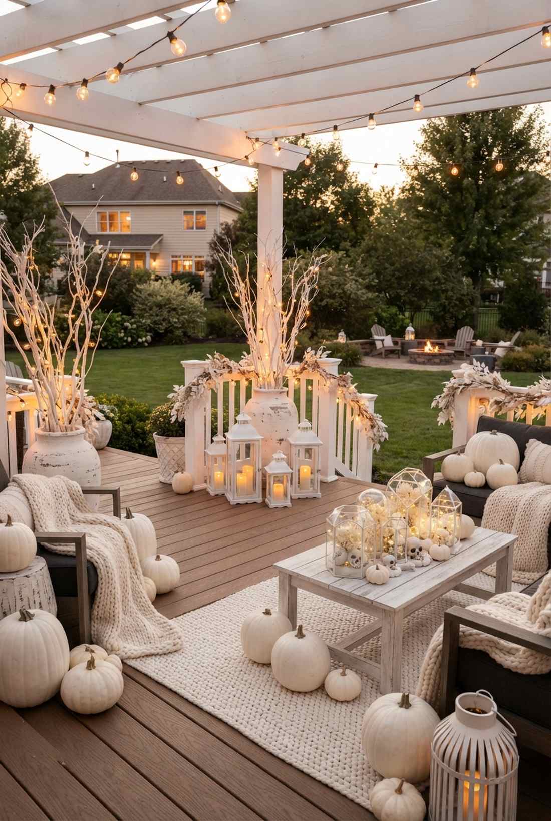 monochrome white halloween