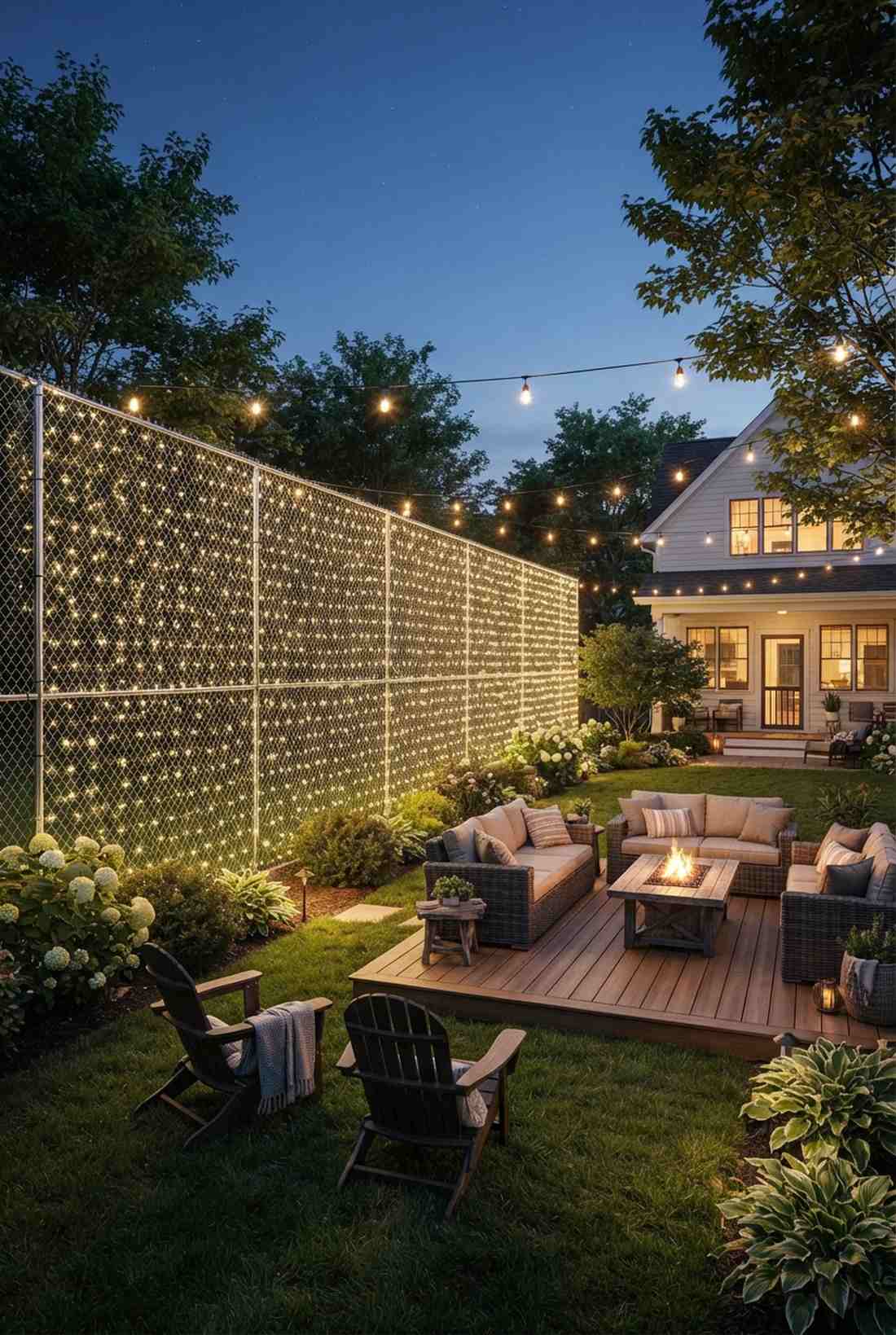 net light fence coverage