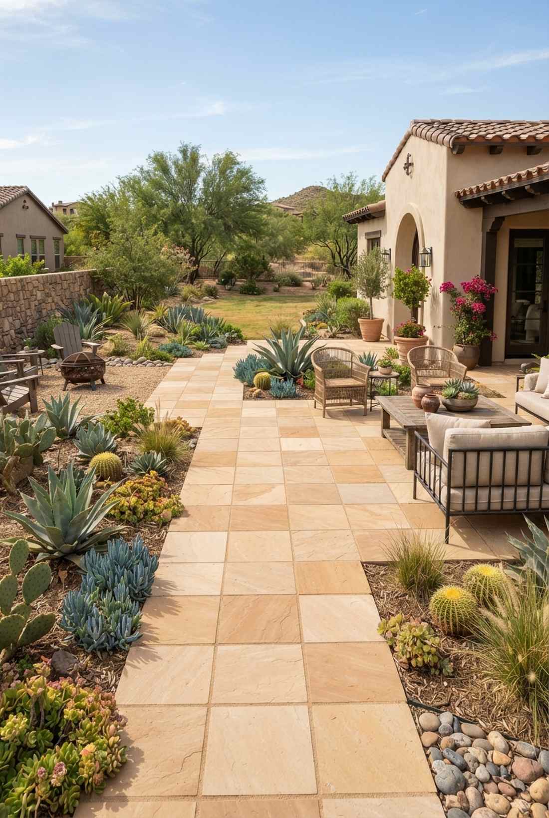 sandstone cut squares