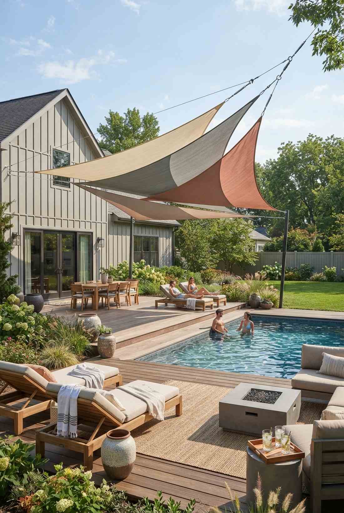shade sail triangle enclosure