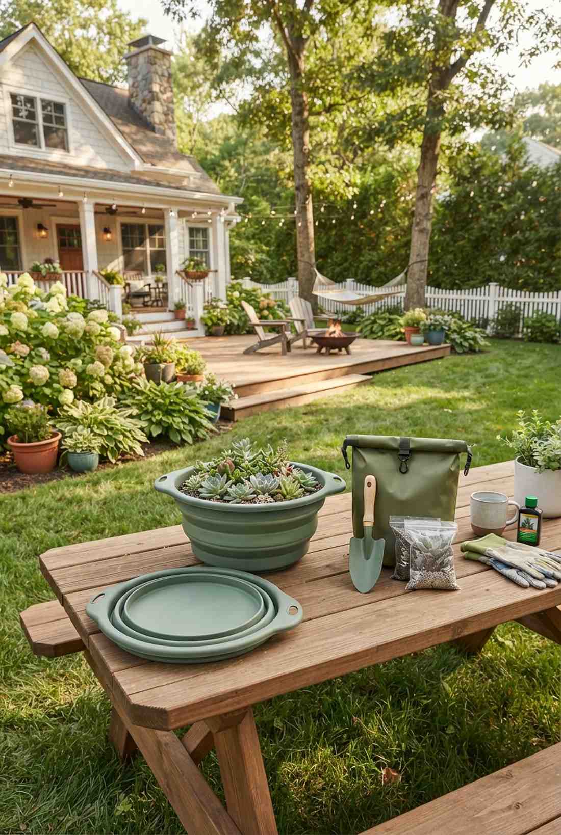 silicone collapsible garden