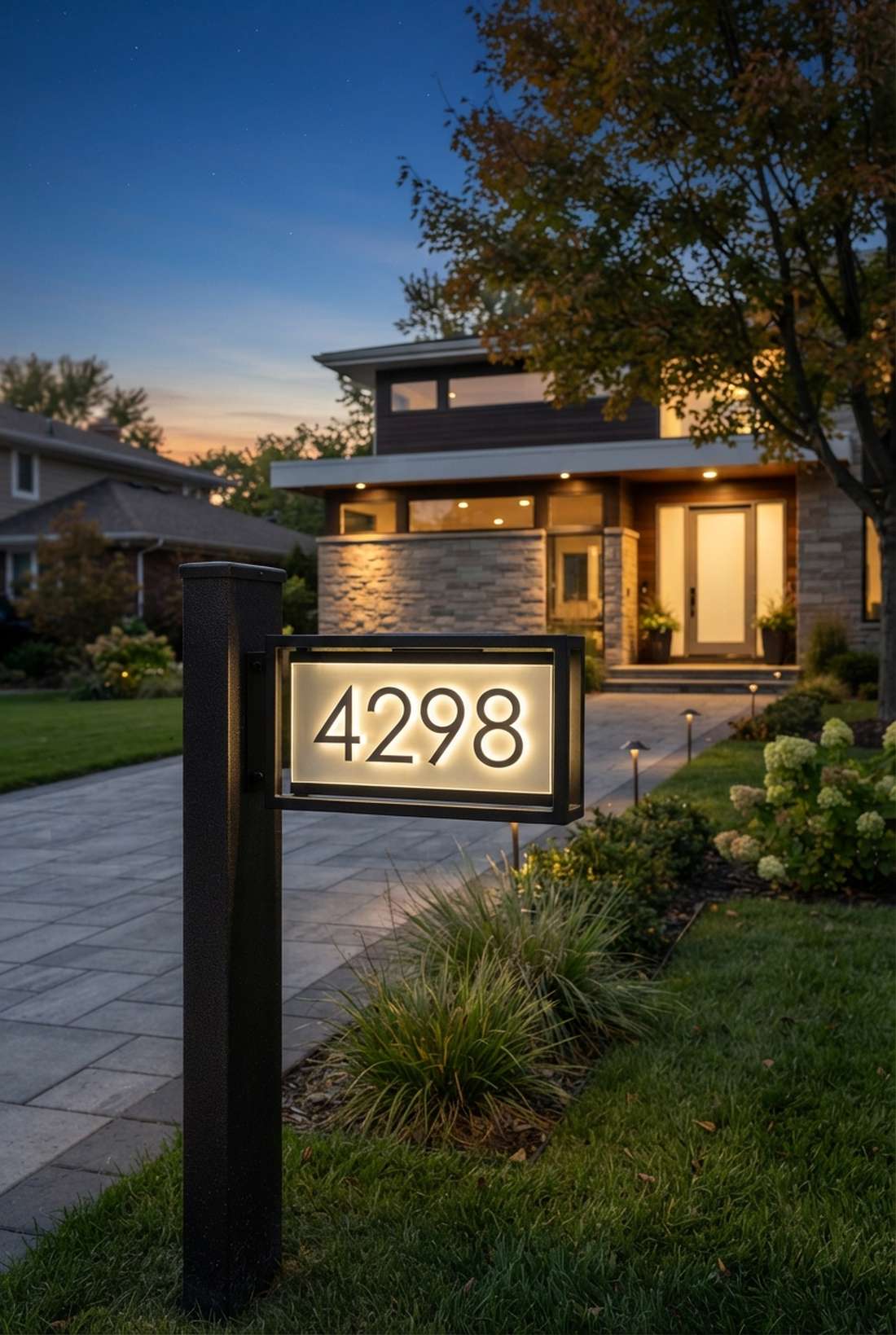 solar address number displays