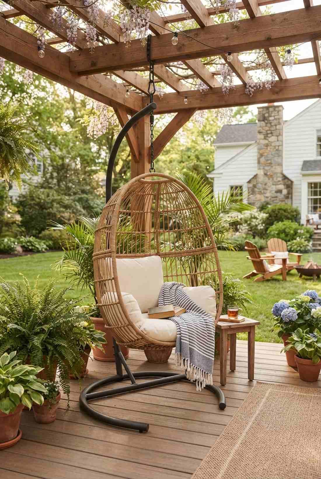 suspended swing seating