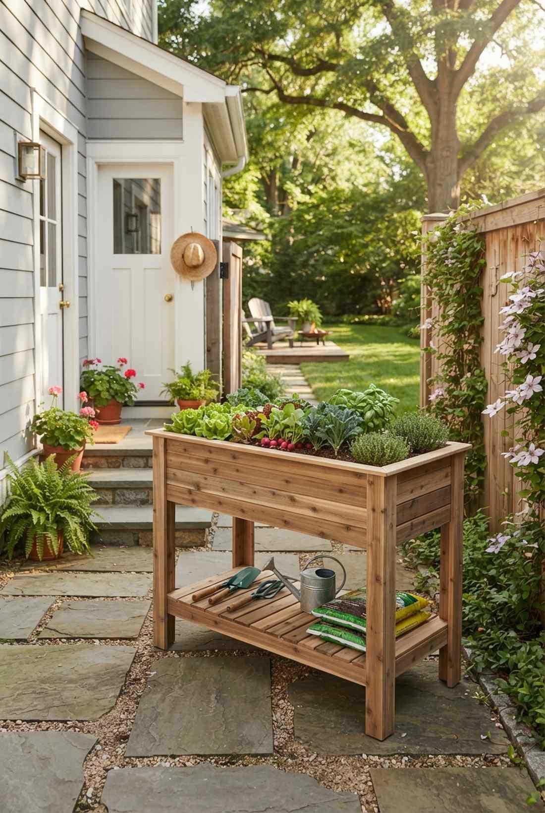 tabletop vegetable garden