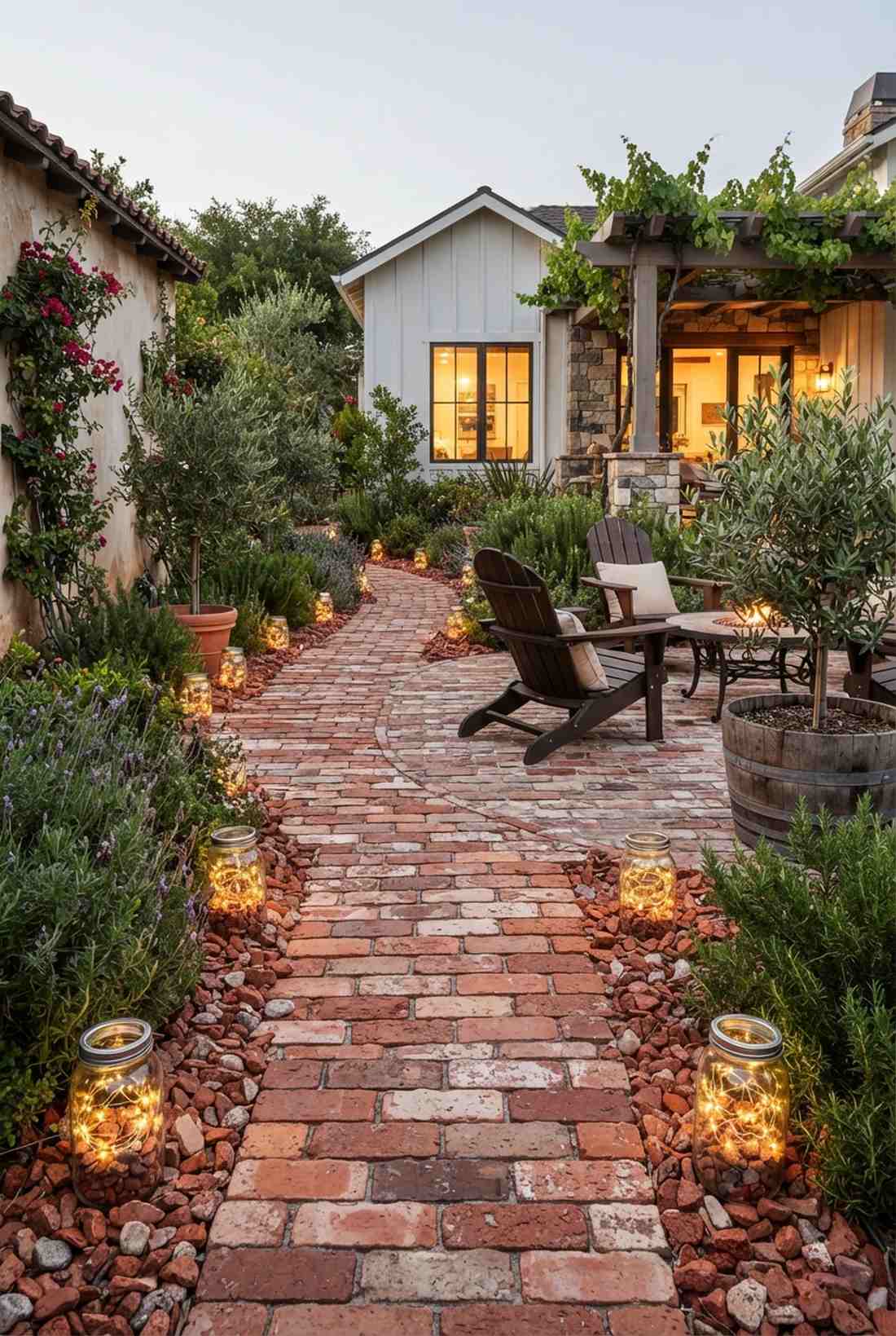 tumbled brick chips