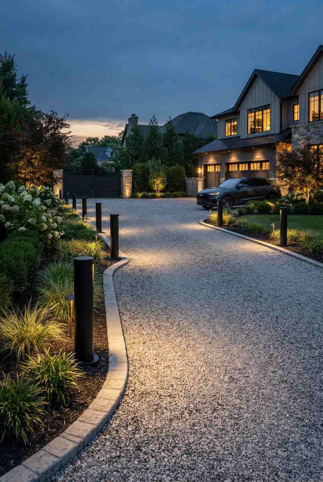 bollard lights for driveway edges