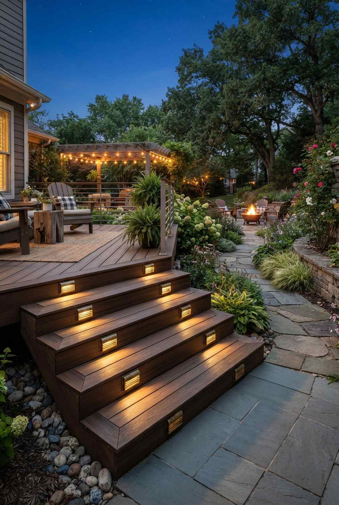brass bunker step lights