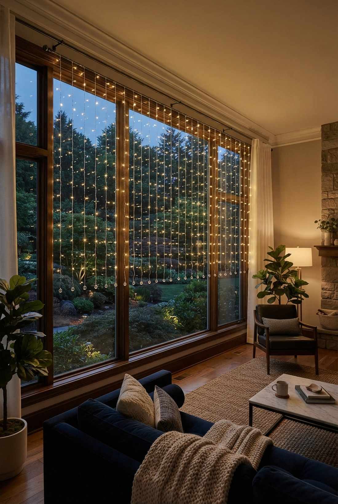 cascading curtain effect