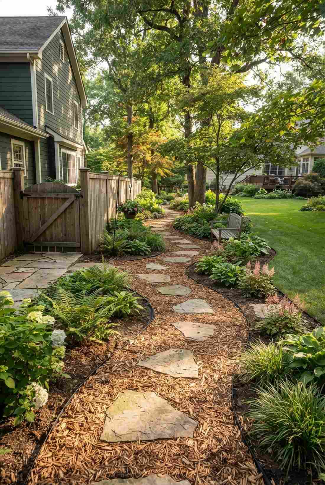 curved border pathways