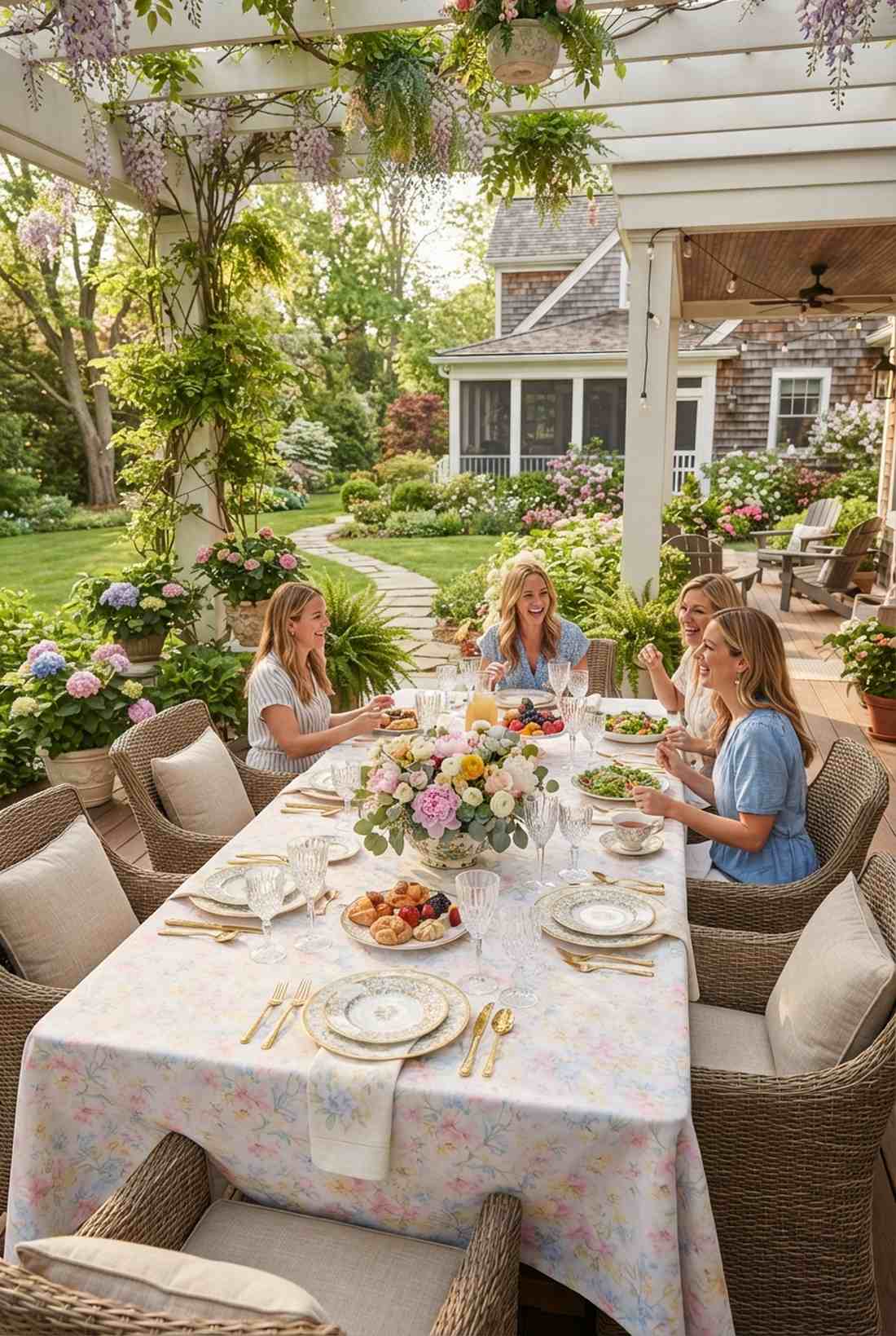 elegant garden party