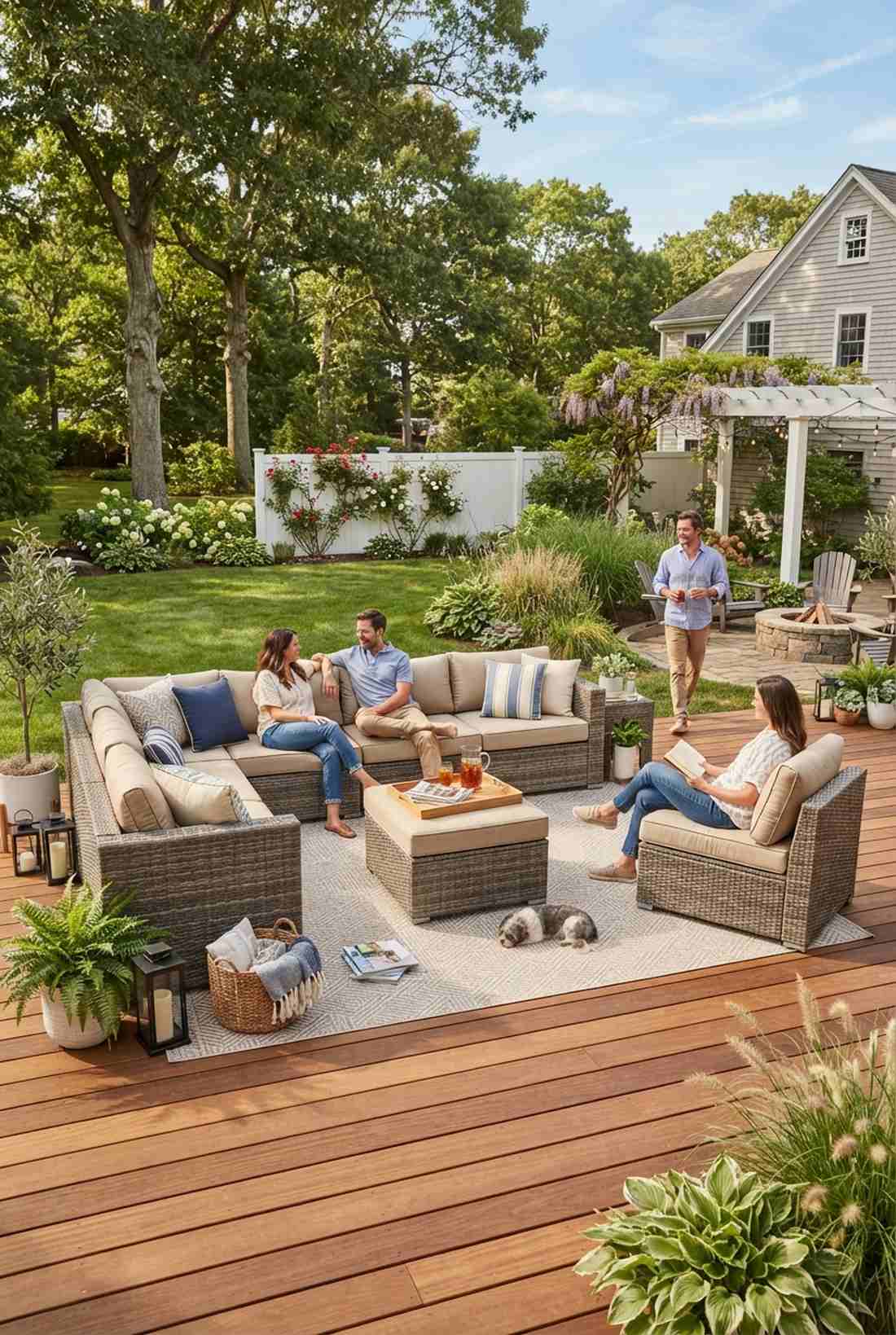 five piece modular sofa set
