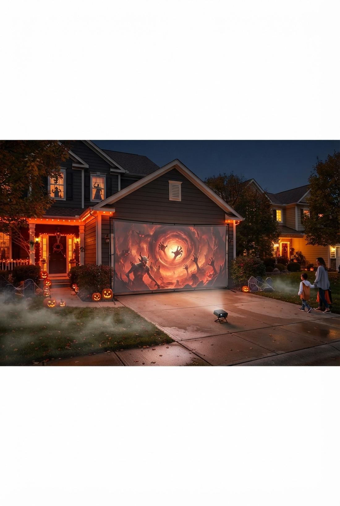 garage door horror scenes