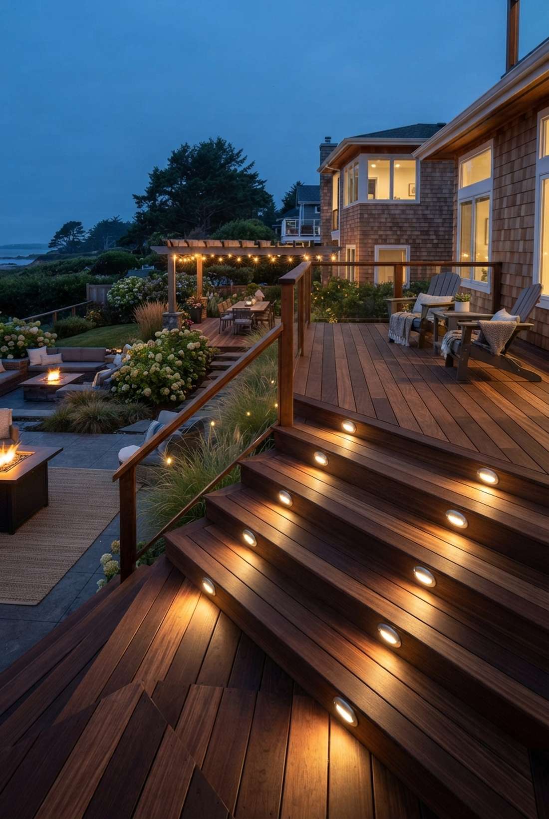 low profile deck step markers