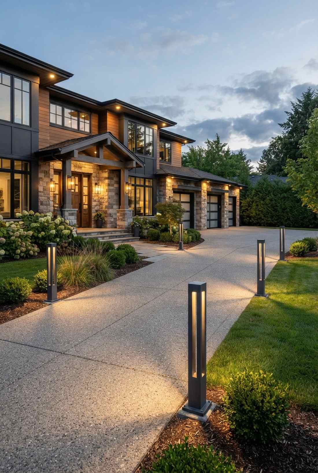 medium height bollards