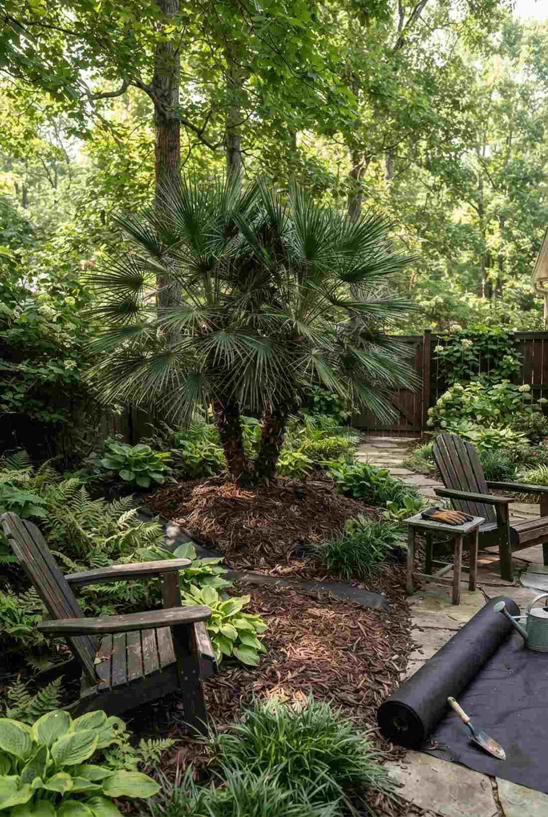 needle palm rhapidophyllum hystrix