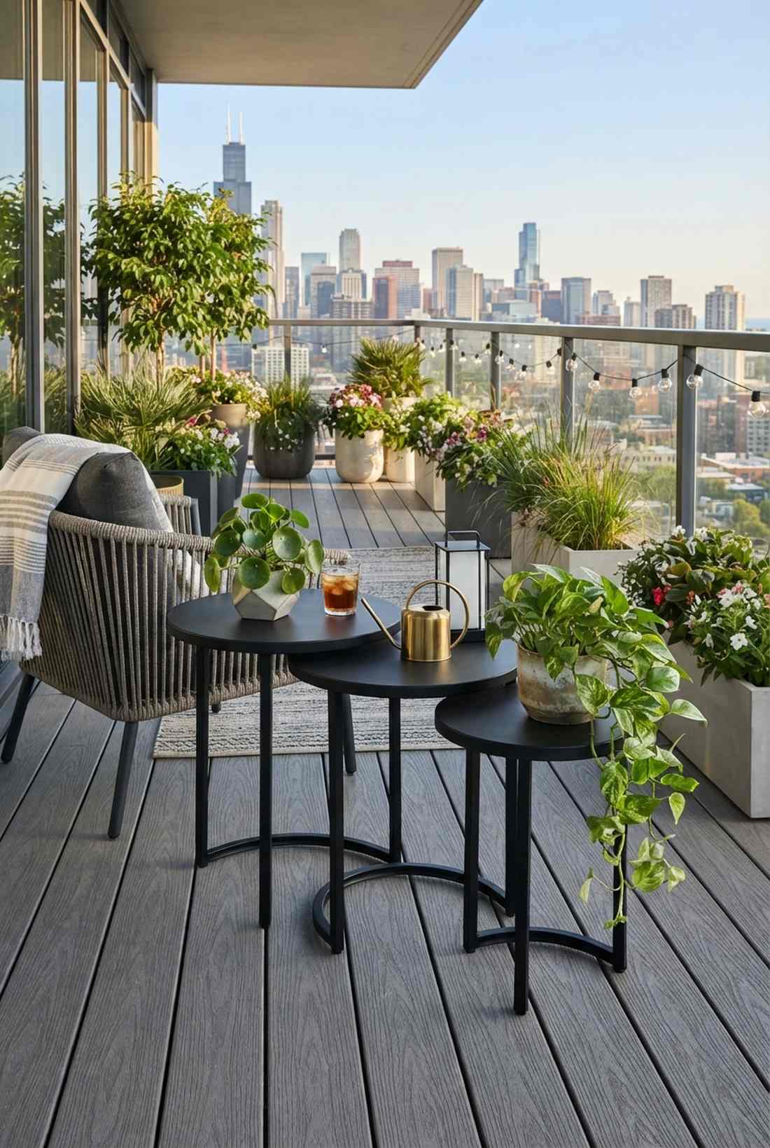 nesting side table trio