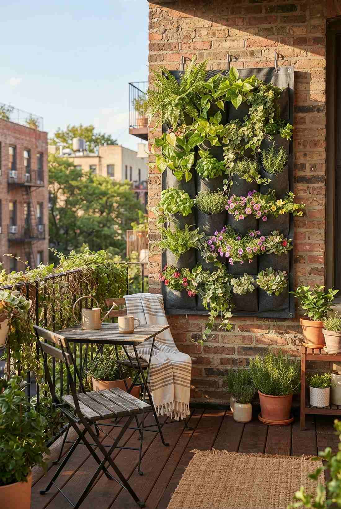 pocket planter fabric walls