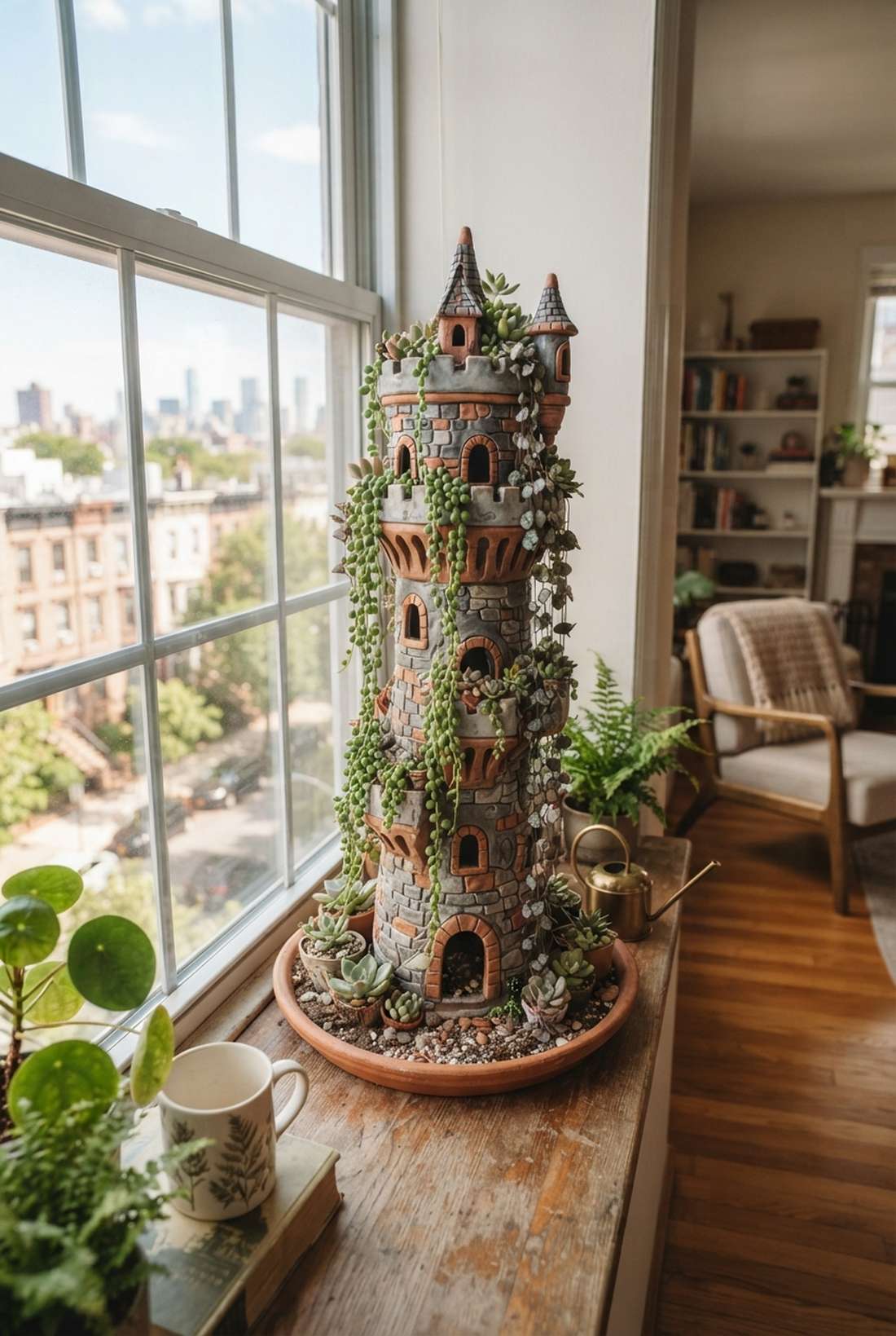 rapunzel tower garden