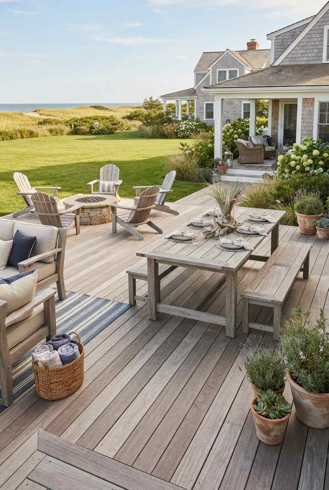 silvered teak patina
