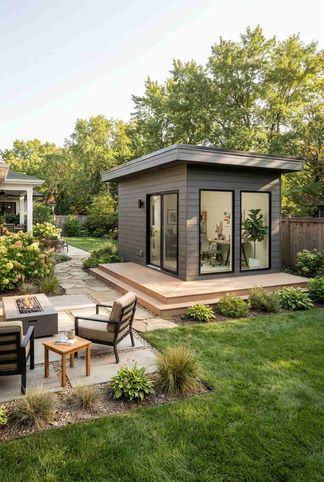sleek composite panel retreat