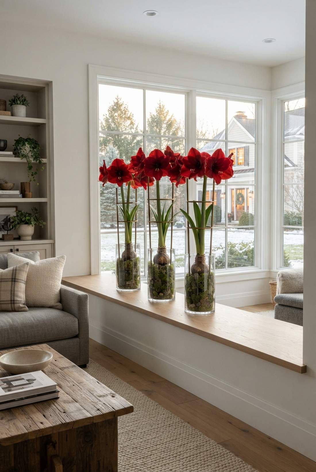 statement amaryllis blooms
