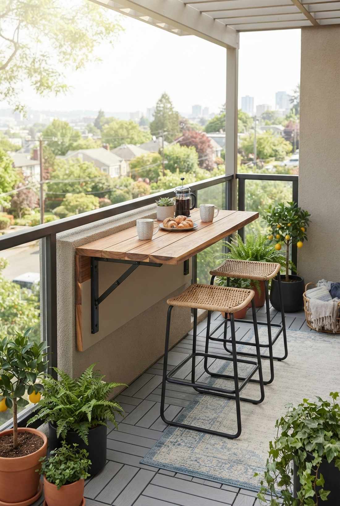 wall mounted murphy table