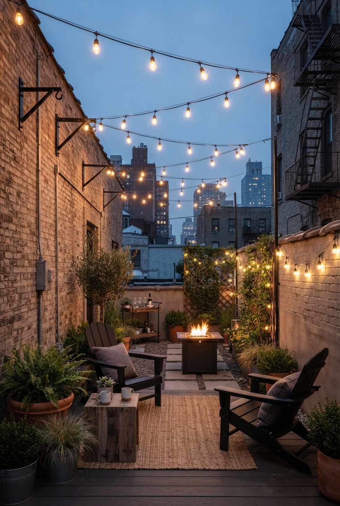 zigzag pattern string lights