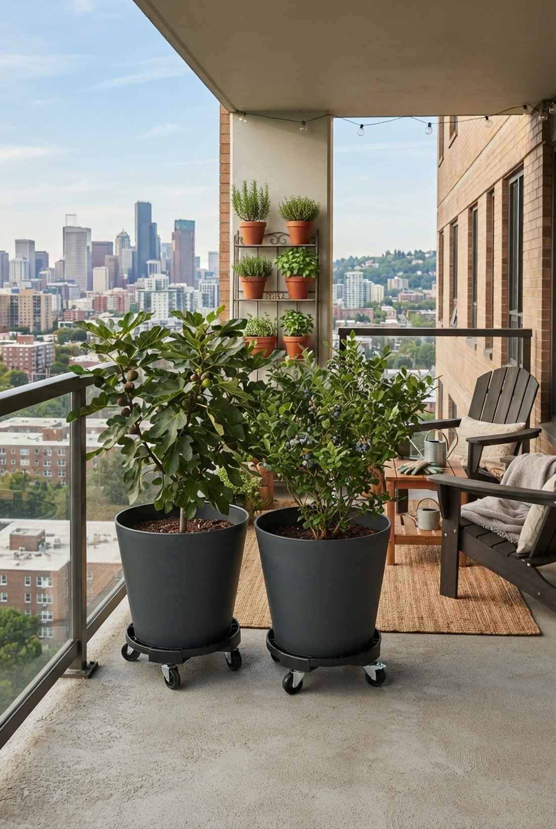 balcony container orchard