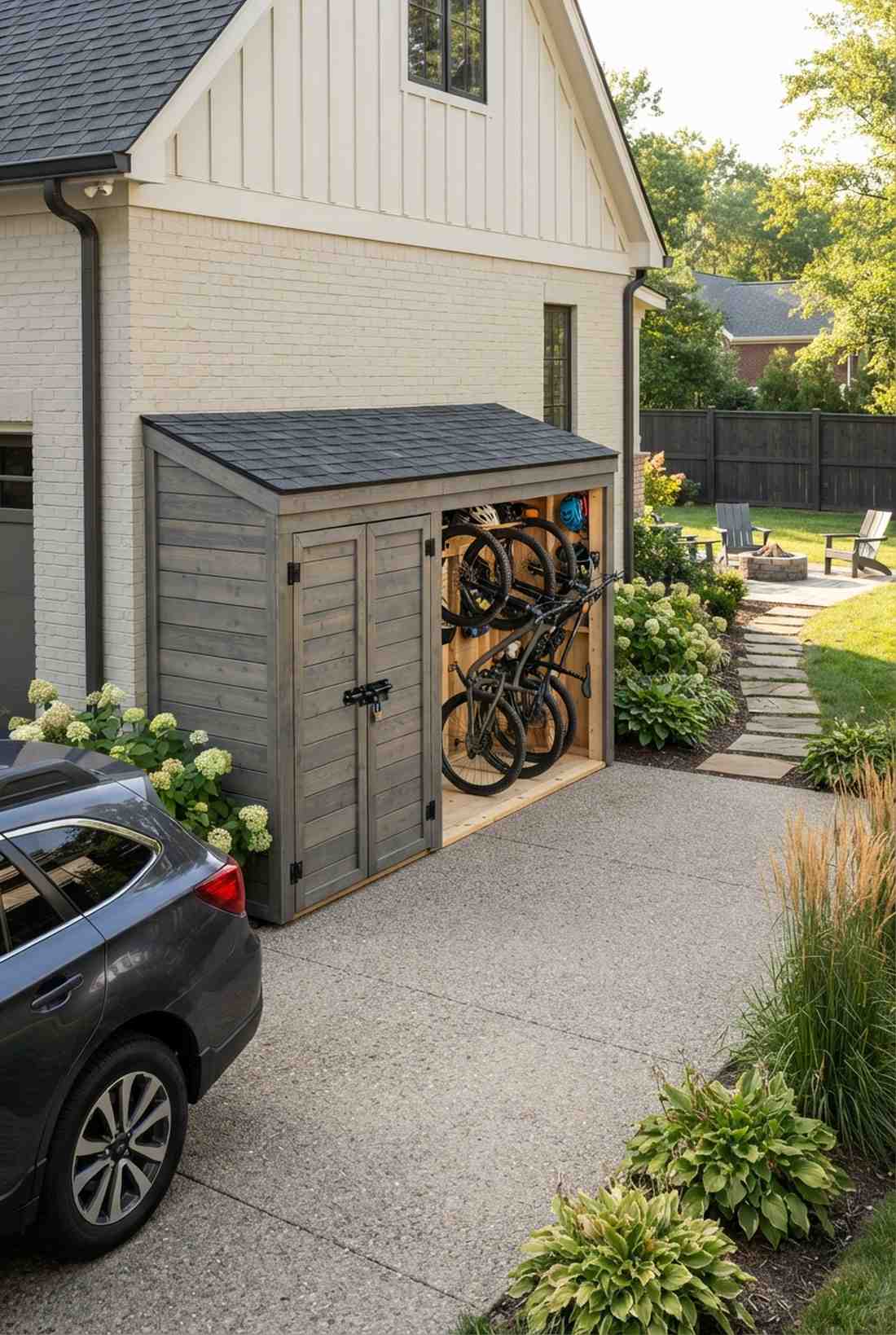bike storage shed