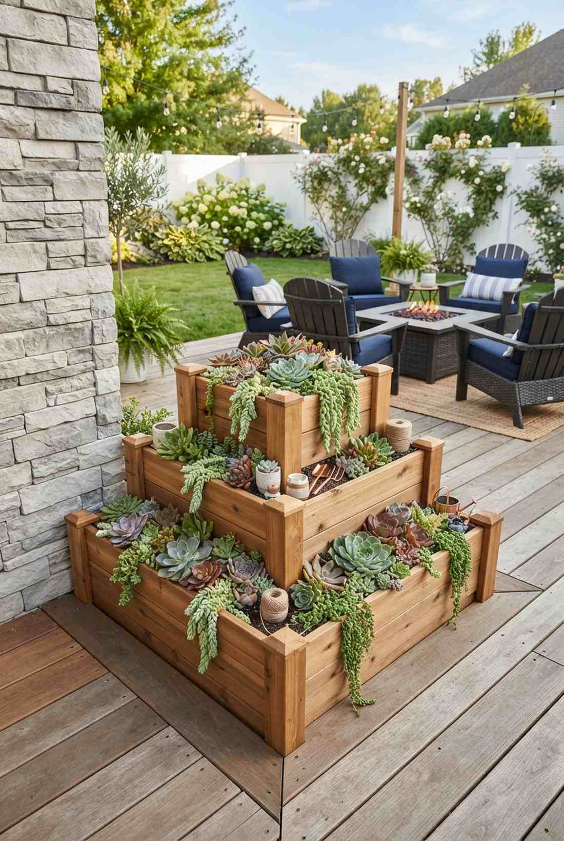 corner stacking elevated bed