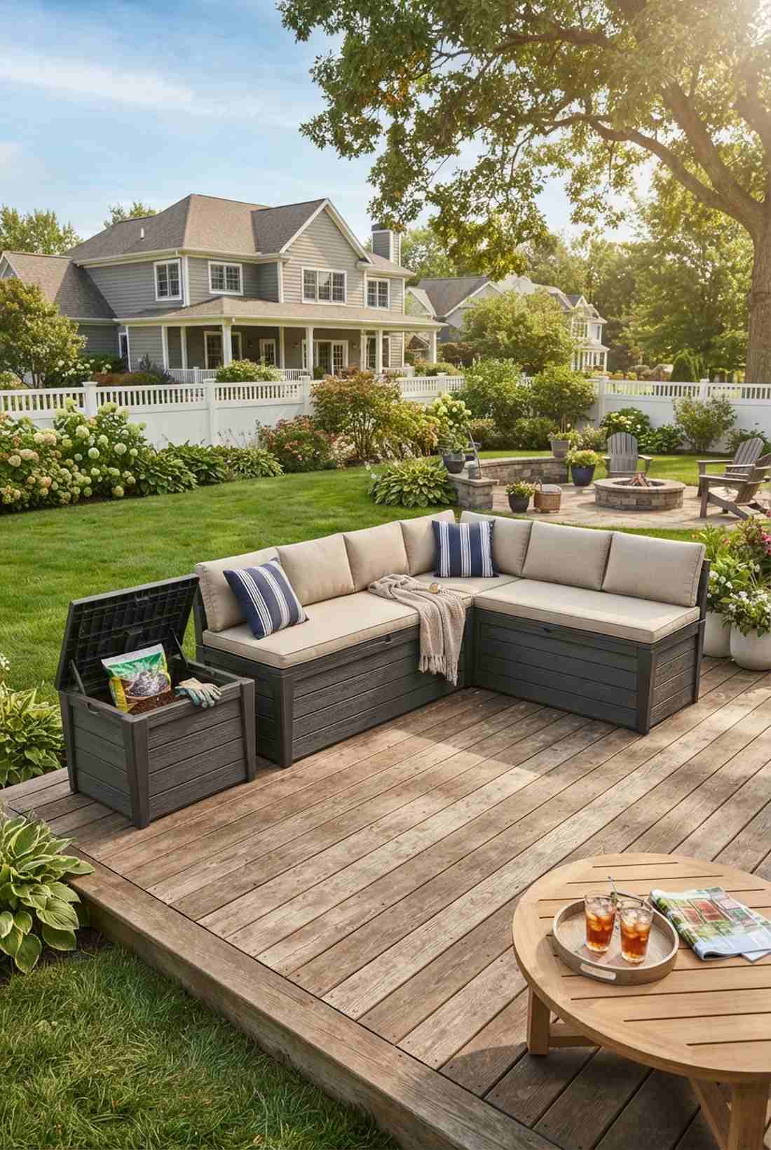 deck box seating