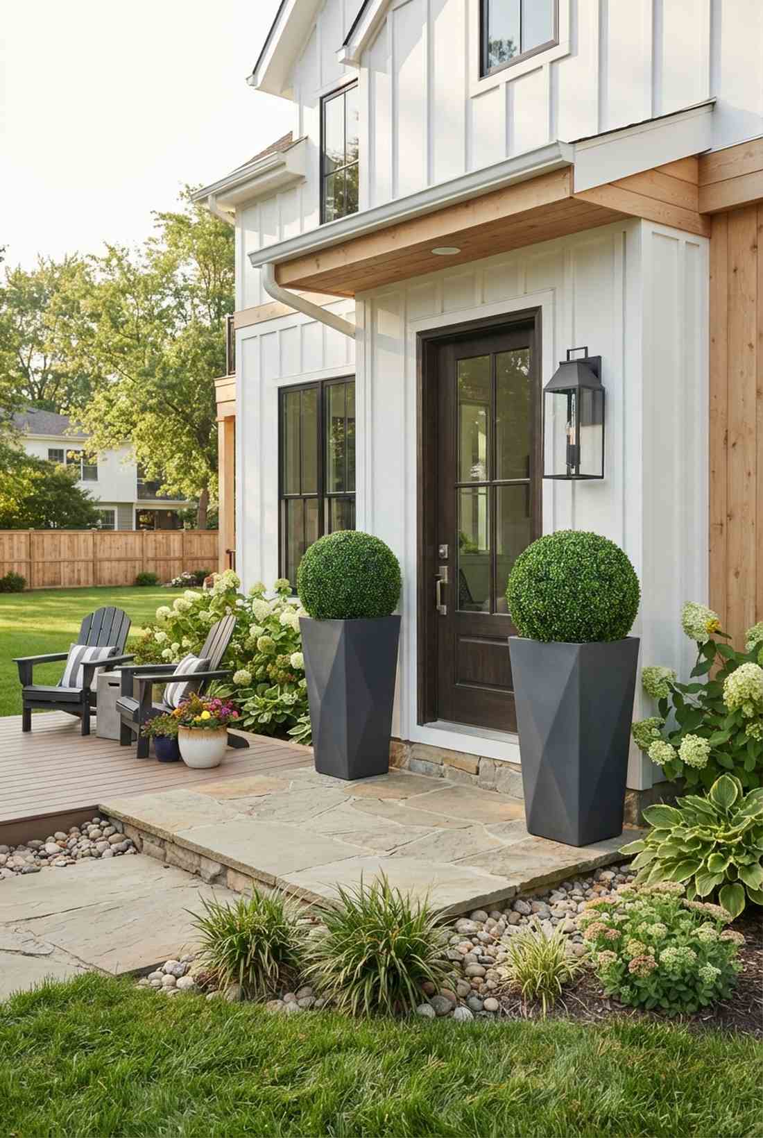 grass ball topiary planters