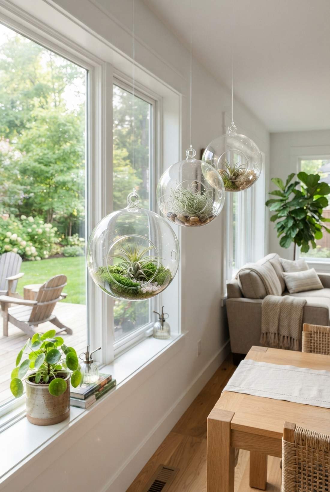 hand blown glass orb