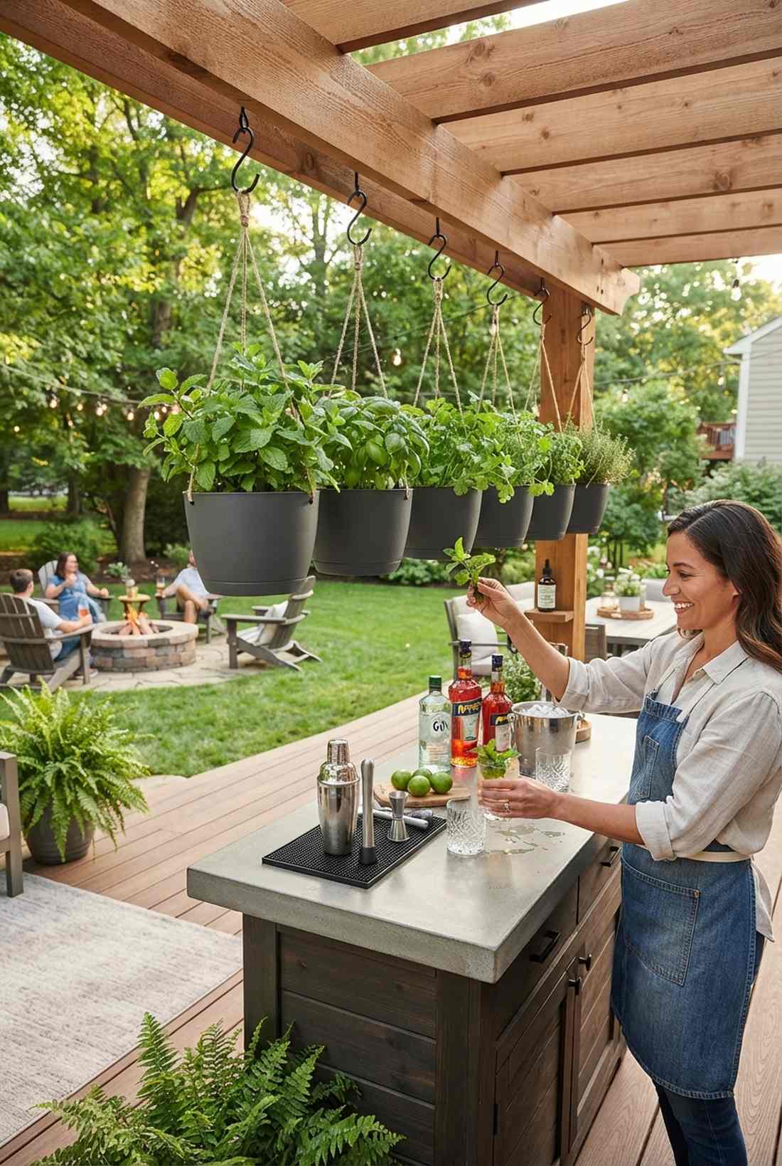 herb garnish gardens