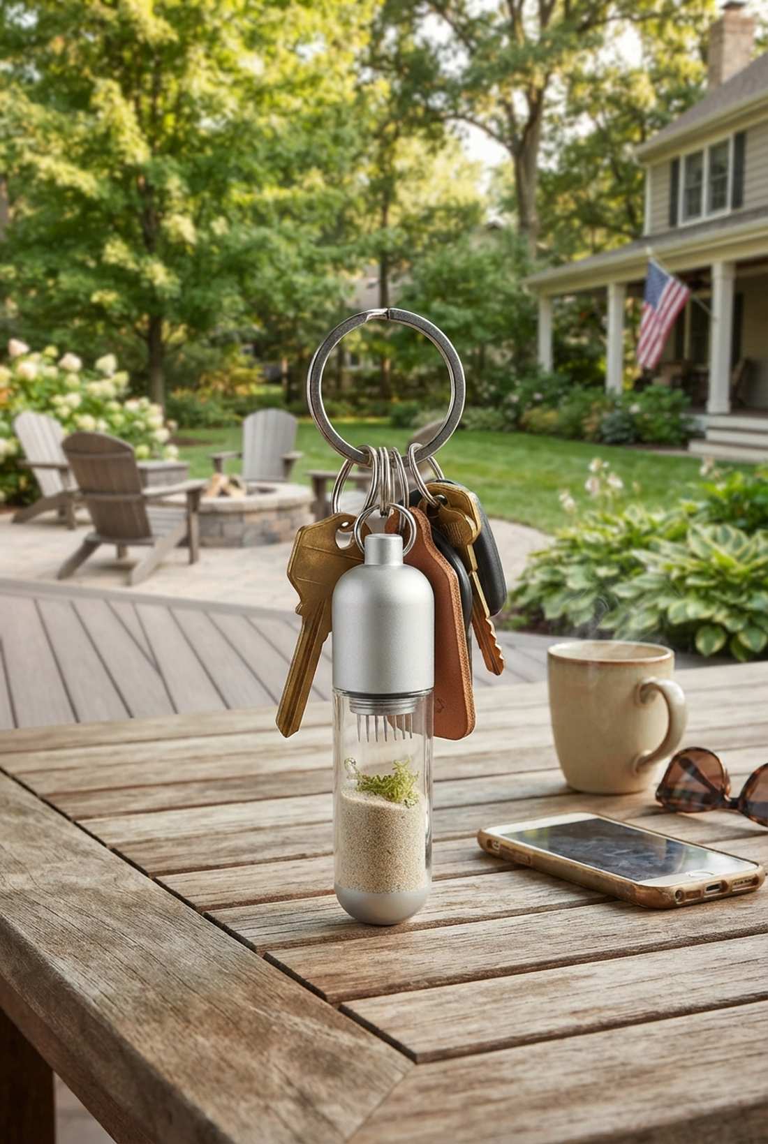 keychain micro garden