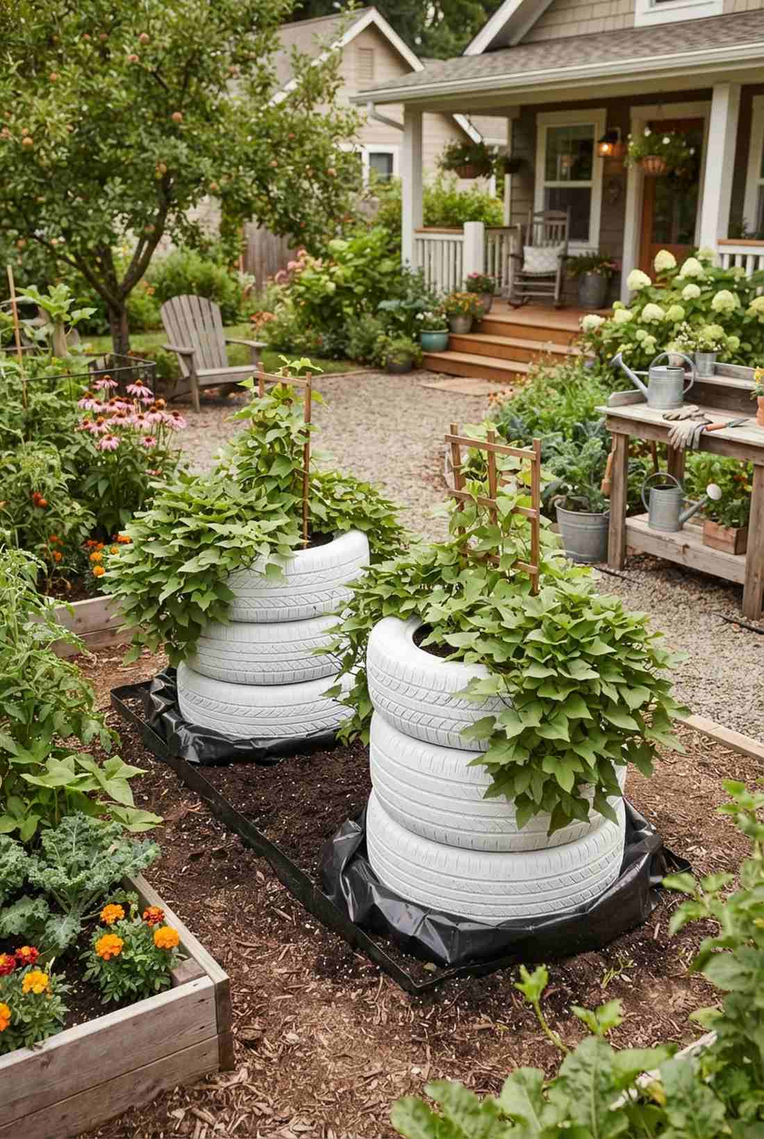 mailbox planter posts