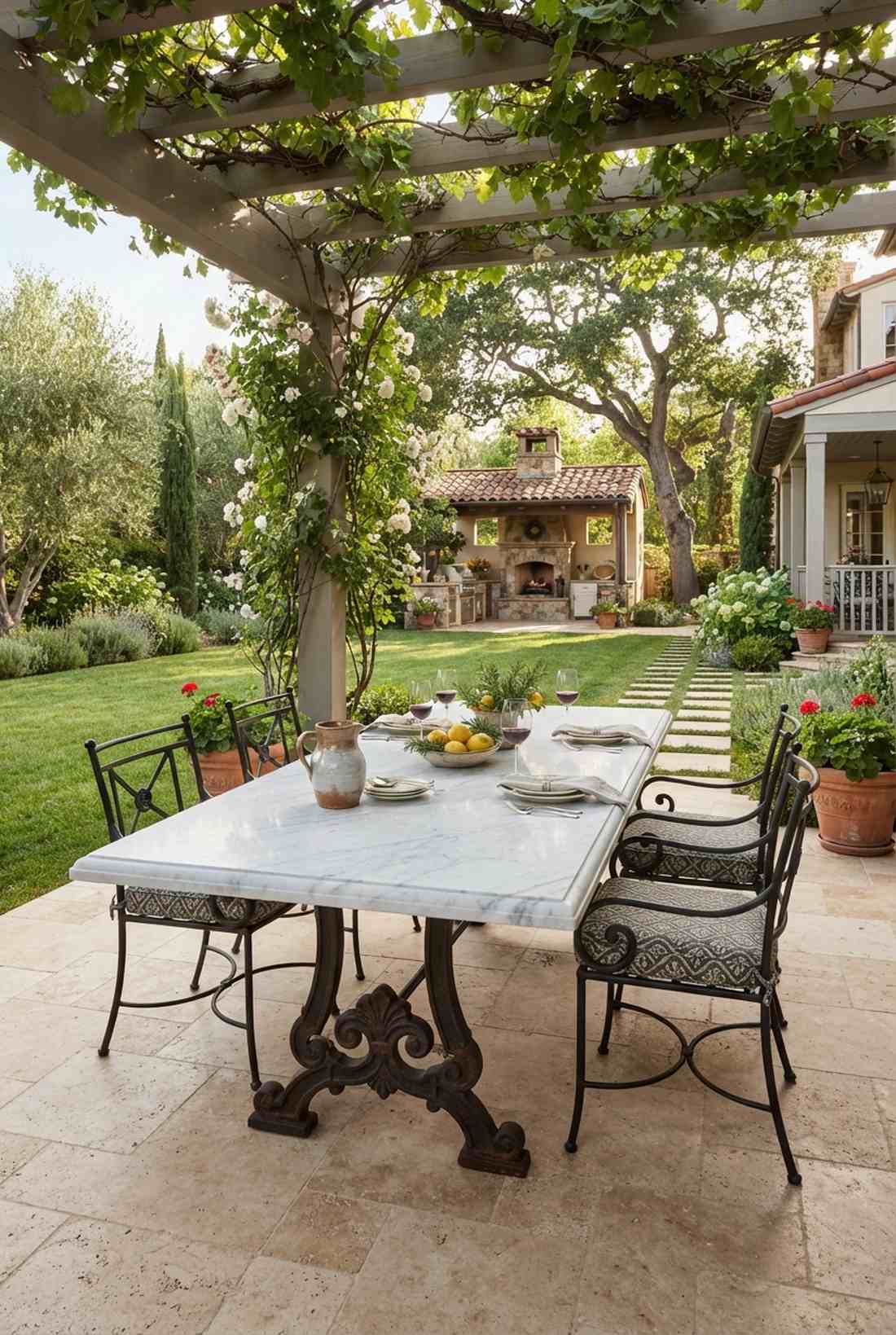 marble top metal base combinations