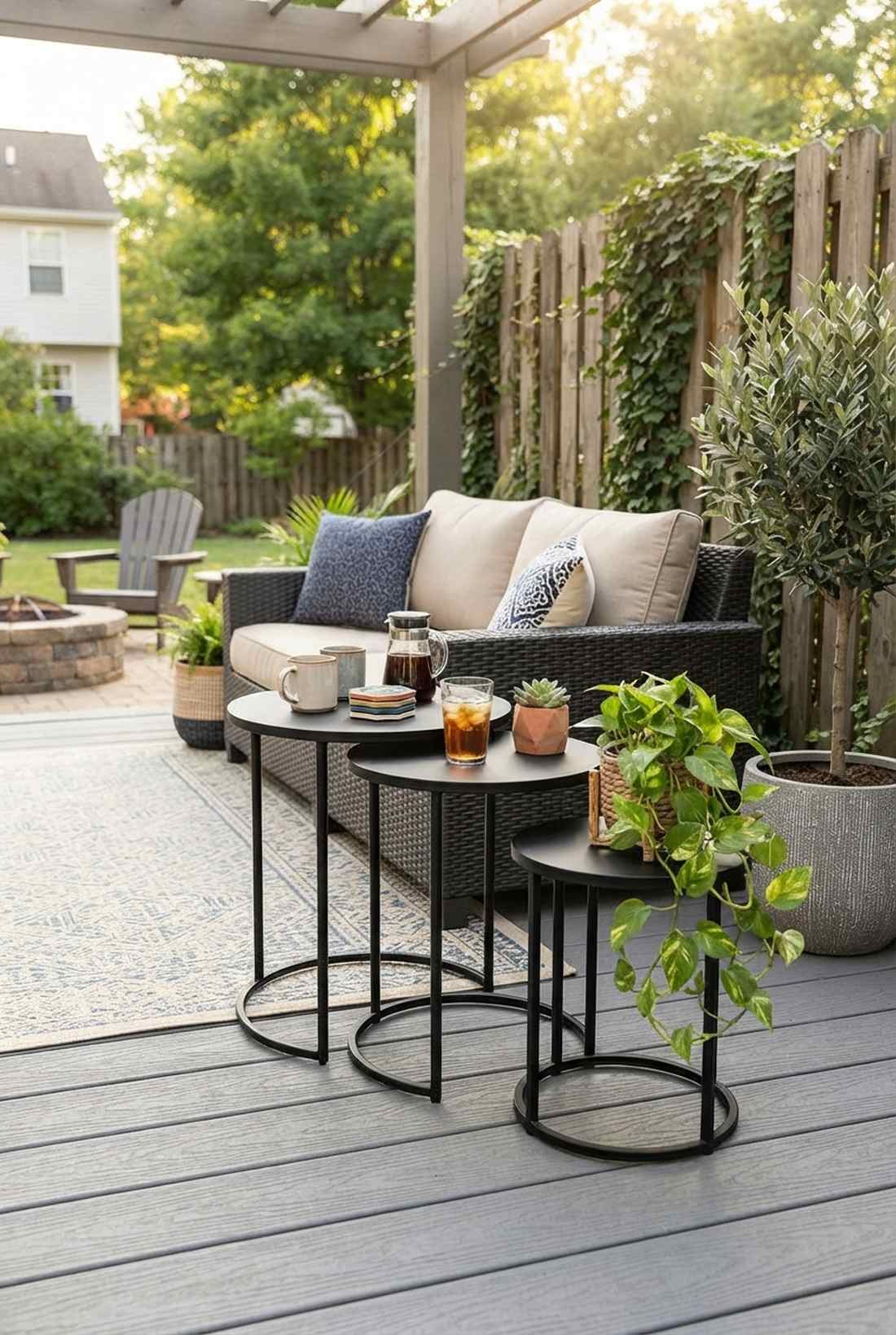 nested side table set