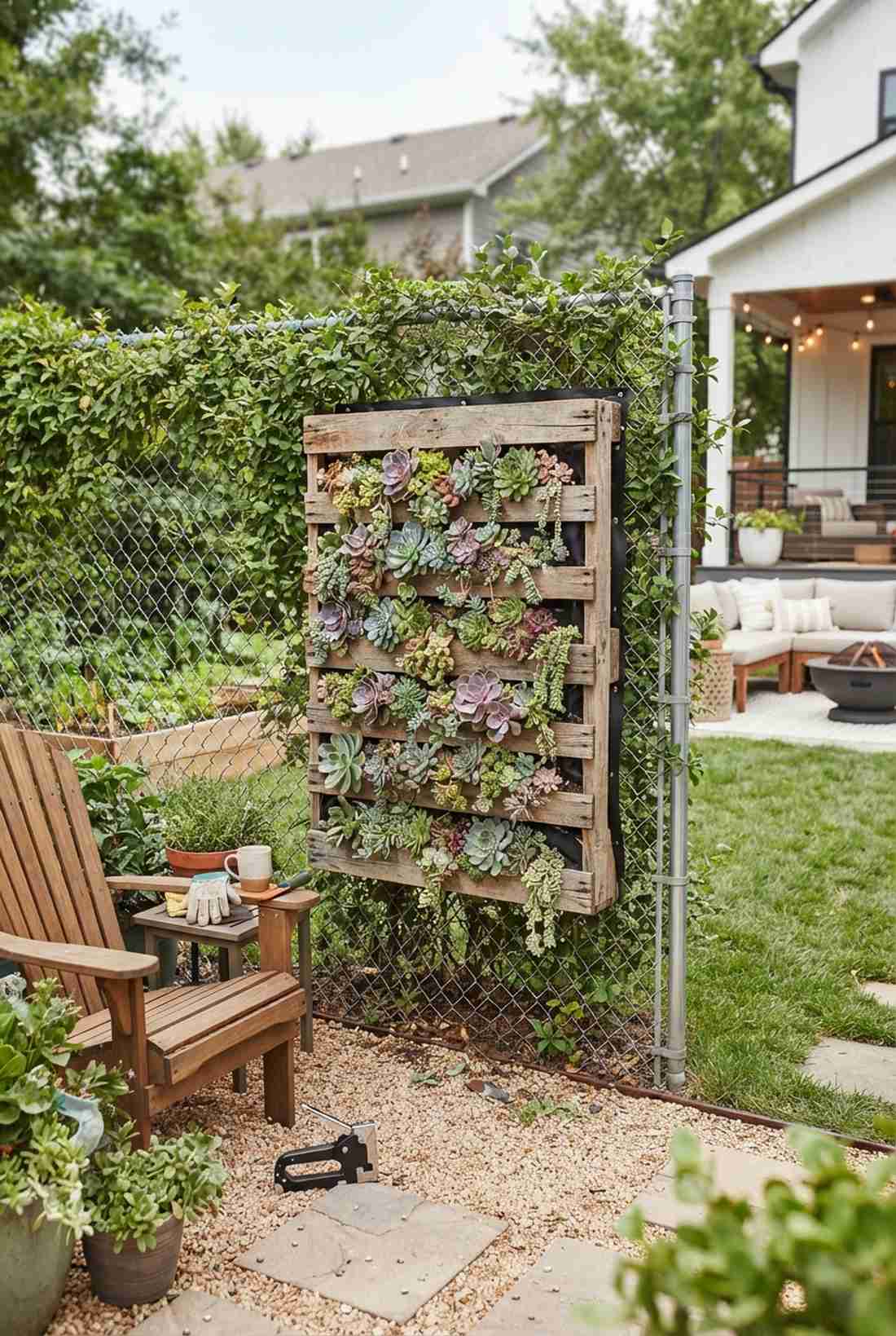 pallet vertical gardens