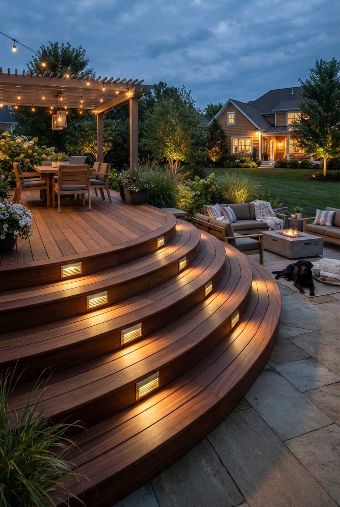 recessed step lights
