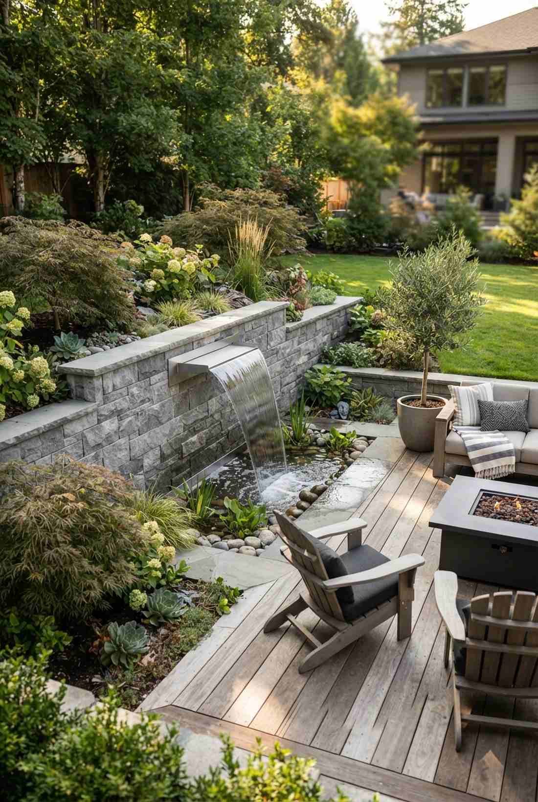 scupper fountain design